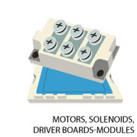 Motors, Solenoids, Driver Boards-Modules
